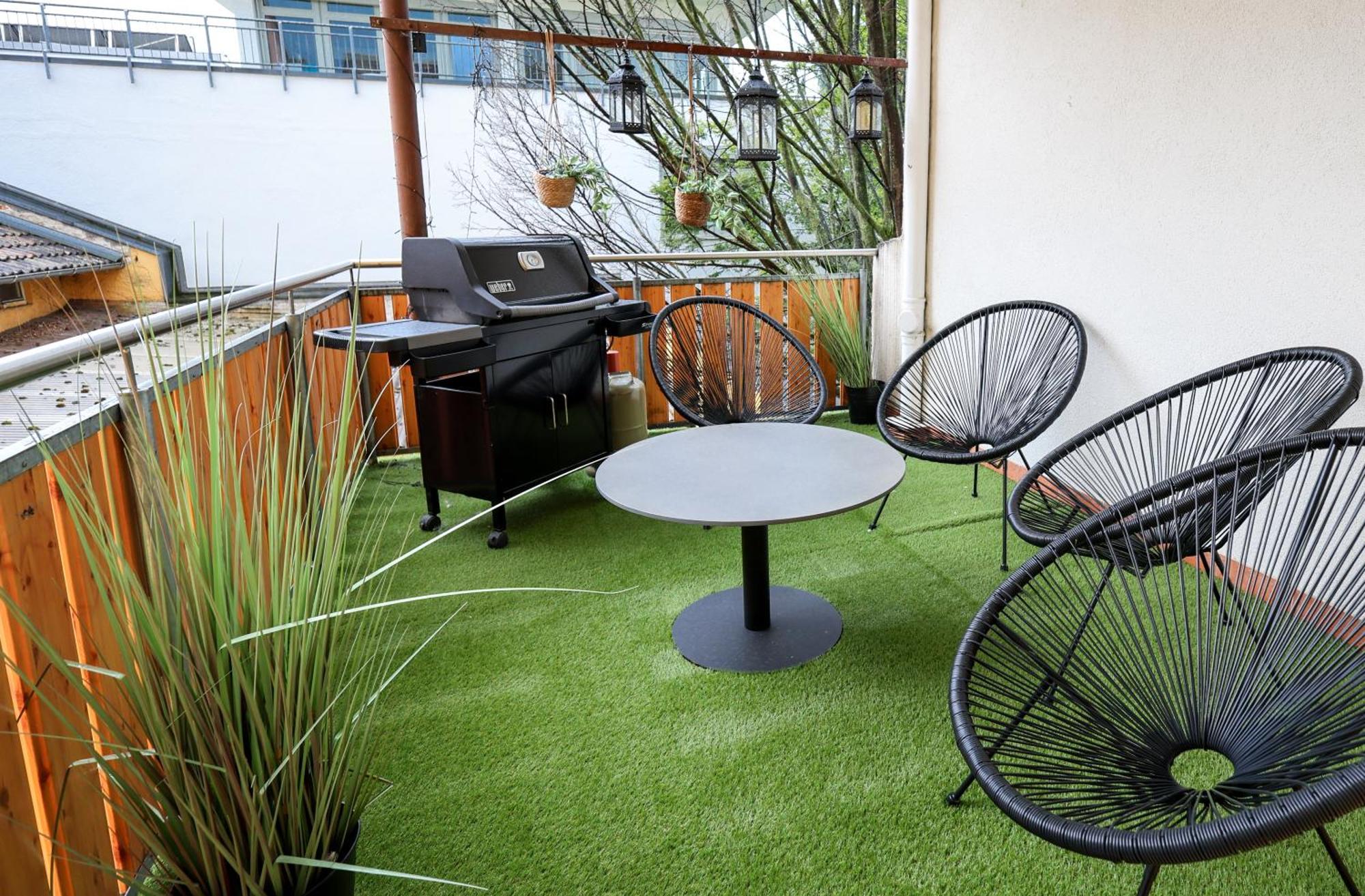 3 Zimmer Naehe Von Europapark Garage Balkon Grill Ofemburgo Exterior foto